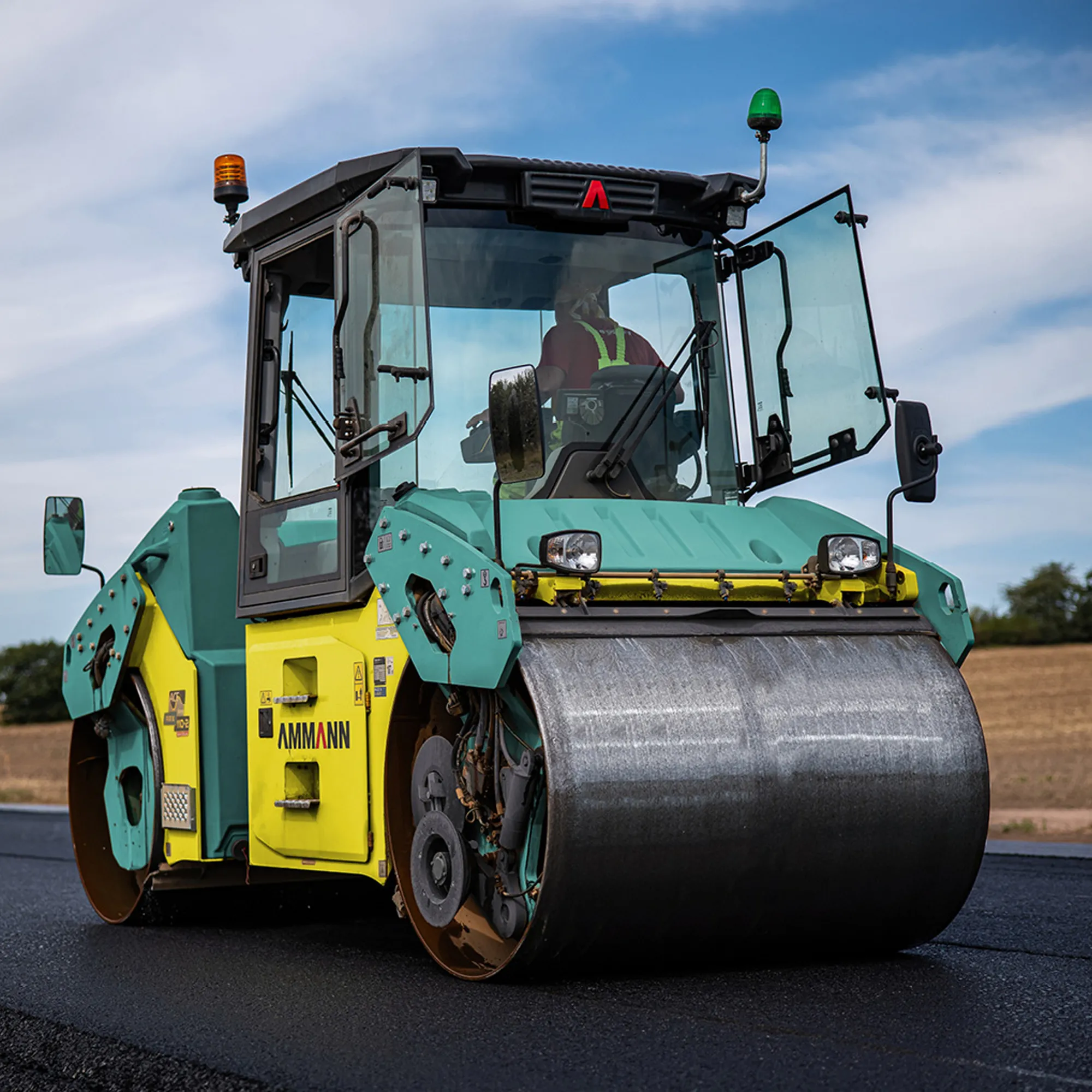 image-Boden und Asphaltverdichter