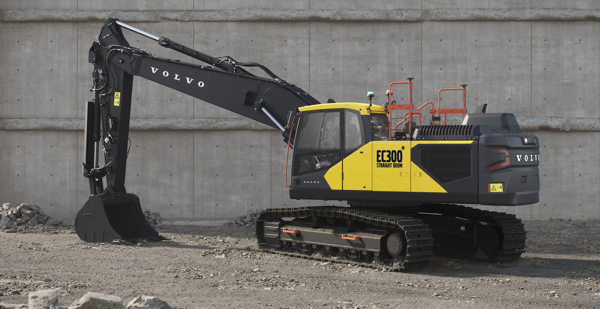 EC300 Straight Boom