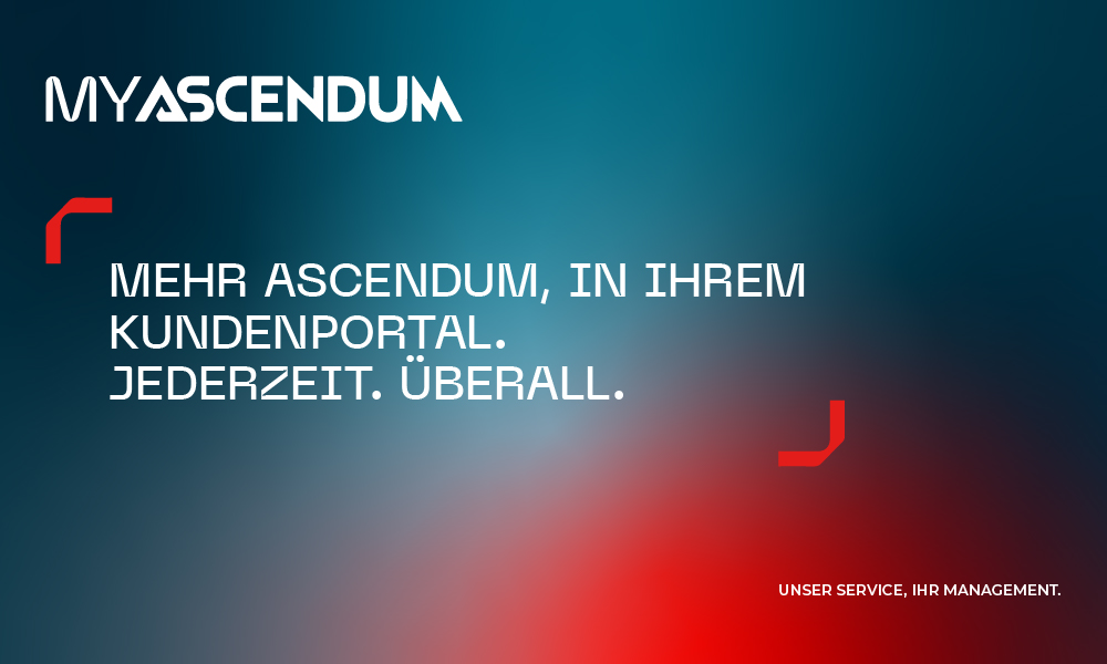 Mehr Ascendum in Ihrem Kundenportal